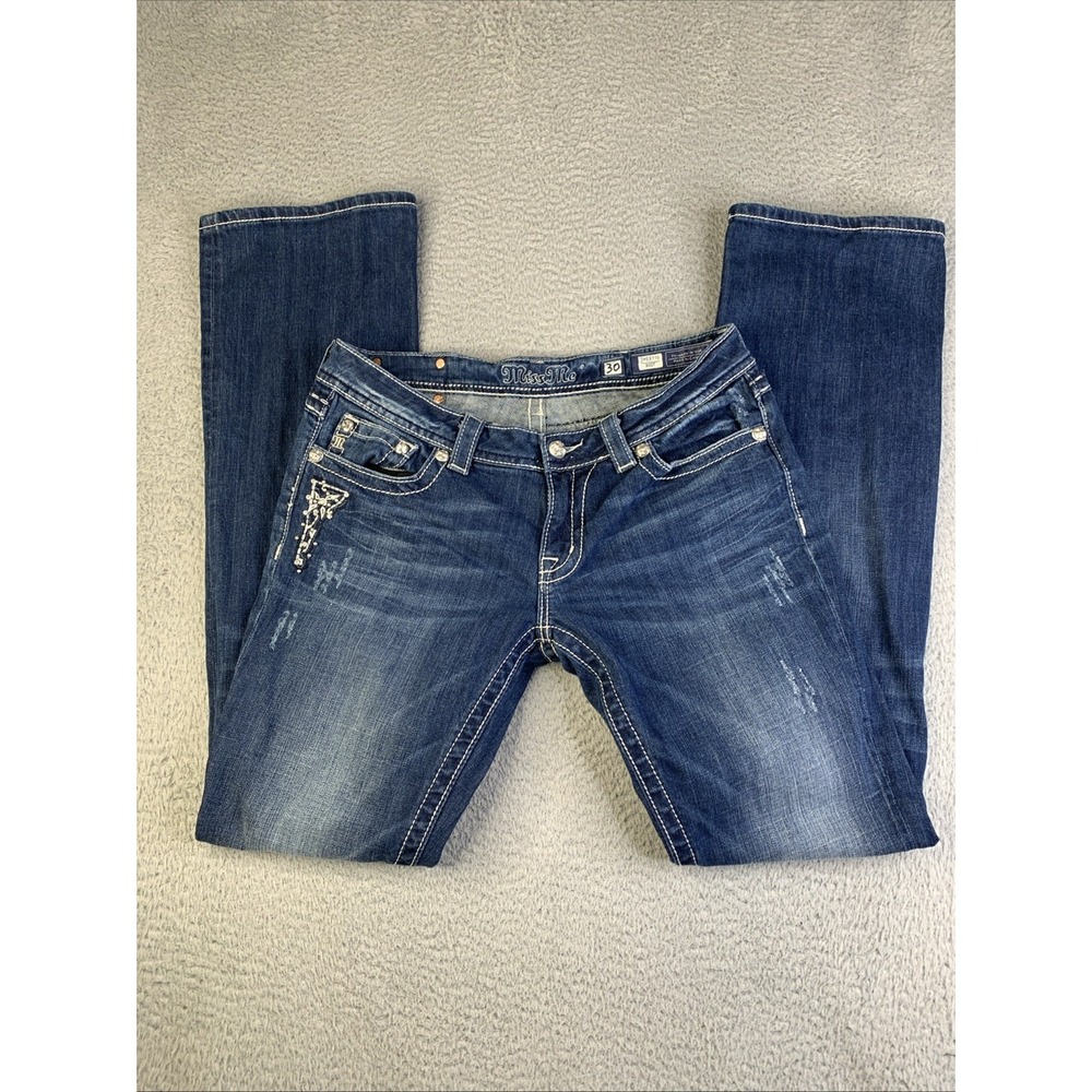 Miss Me Women's Blue Boot Cut Jeans